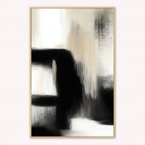Soft Structure 2 Abstact Velvet Canvas Art