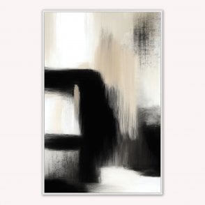 Soft Structure 2 Abstact Velvet Canvas Art