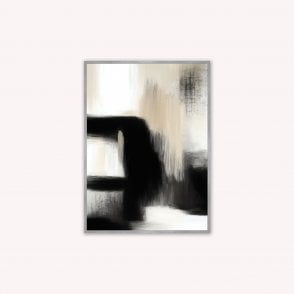 Soft Structure 2 Abstact Velvet Canvas Art