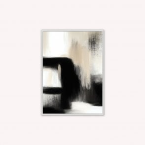 Soft Structure 2 Abstact Velvet Canvas Art