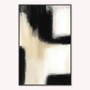 Soft Structure 3 Abstact Velvet Canvas Art