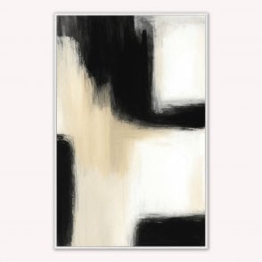 Soft Structure 3 Abstact Velvet Canvas Art