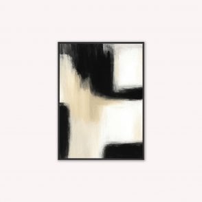 Soft Structure 3 Abstact Velvet Canvas Art