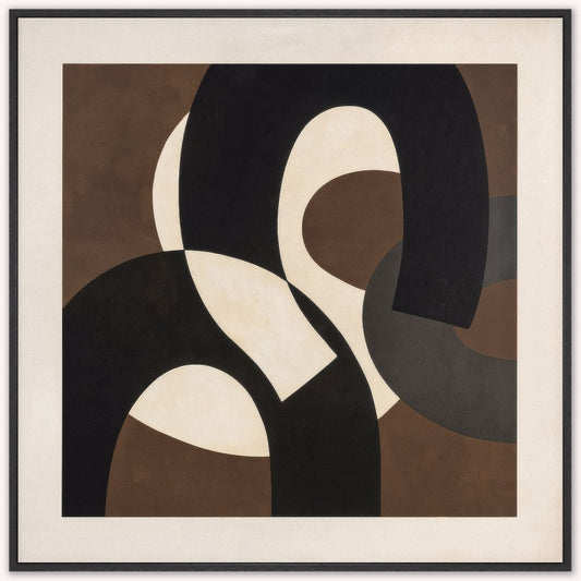 Whispered Cocoa 1 Framed Canvas Art