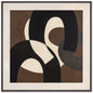 Whispered Cocoa 1 Framed Canvas Art