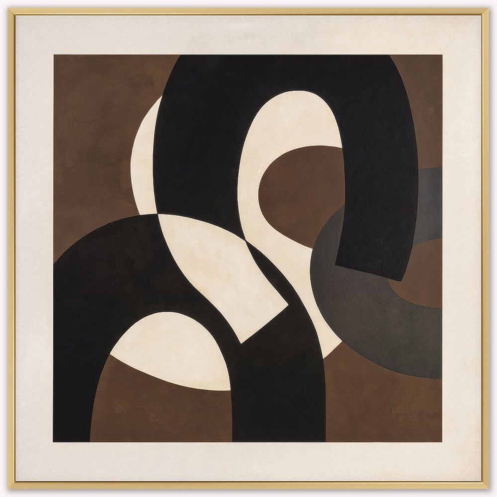 Whispered Cocoa 1 Framed Canvas Art