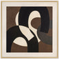 Whispered Cocoa 1 Framed Canvas Art