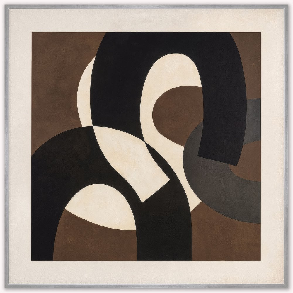 Whispered Cocoa 1 Framed Canvas Art