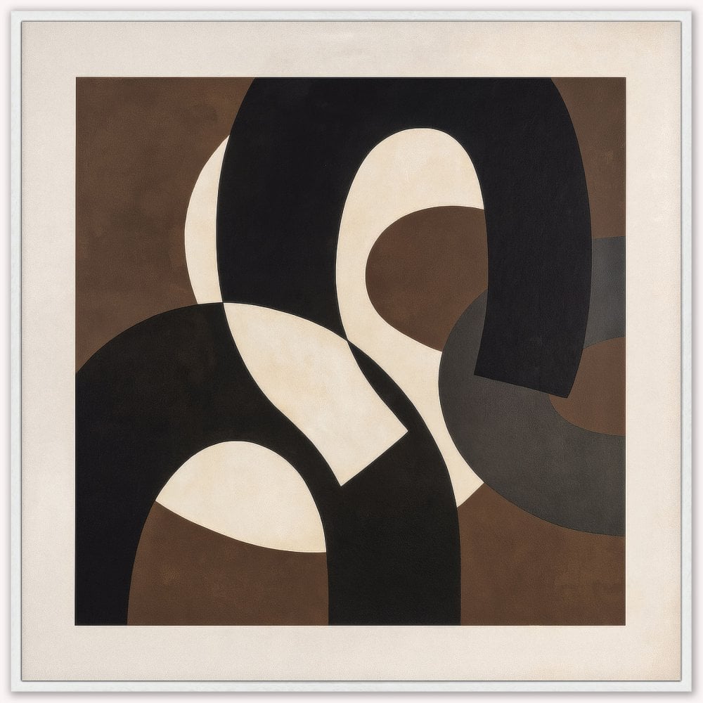 Whispered Cocoa 1 Framed Canvas Art