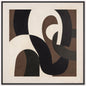 Whispered Cocoa 2 Framed Canvas Art