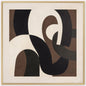 Whispered Cocoa 2 Framed Canvas Art