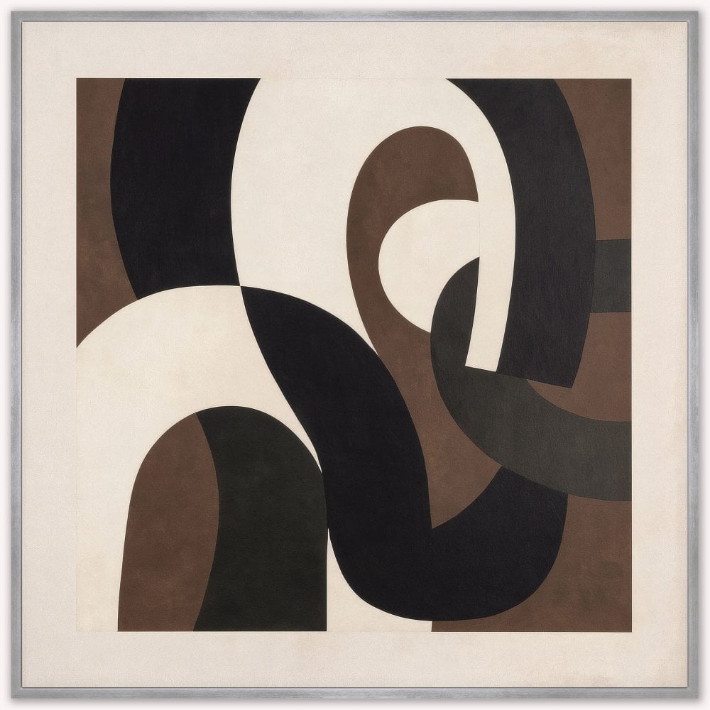 Whispered Cocoa 2 Framed Canvas Art
