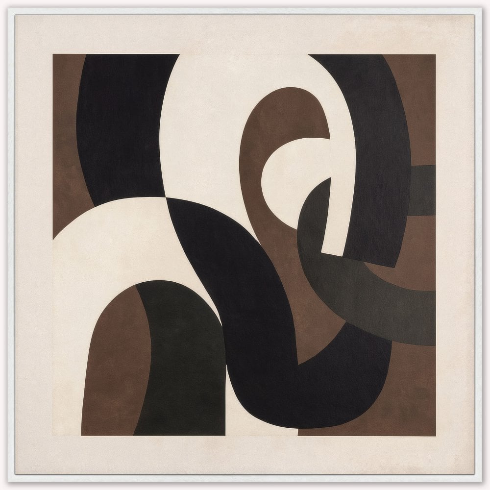 Whispered Cocoa 2 Framed Canvas Art