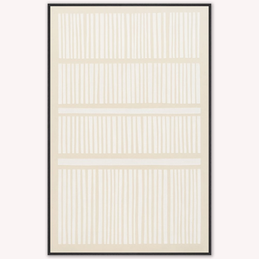 Woven Earth Chai Velvet Canvas Art
