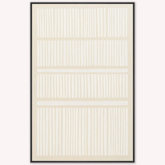 Woven Earth Chai Velvet Canvas Art