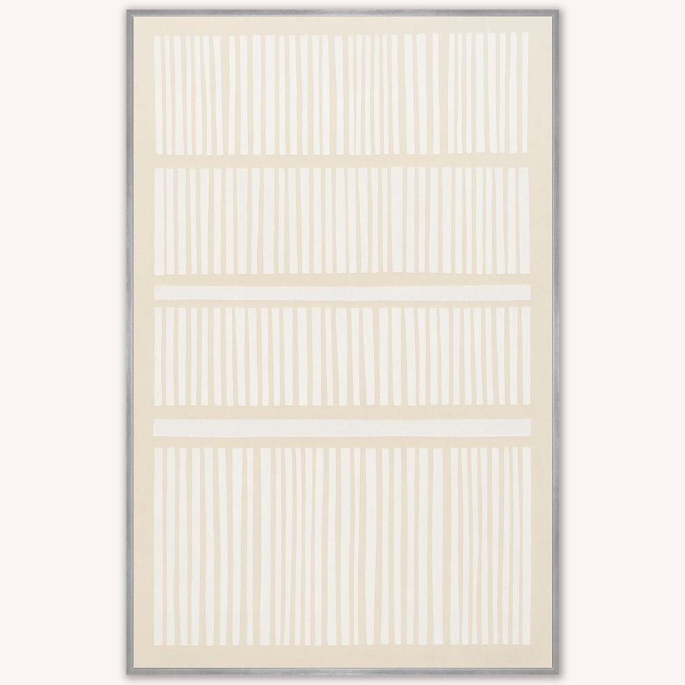Woven Earth Chai Velvet Canvas Art