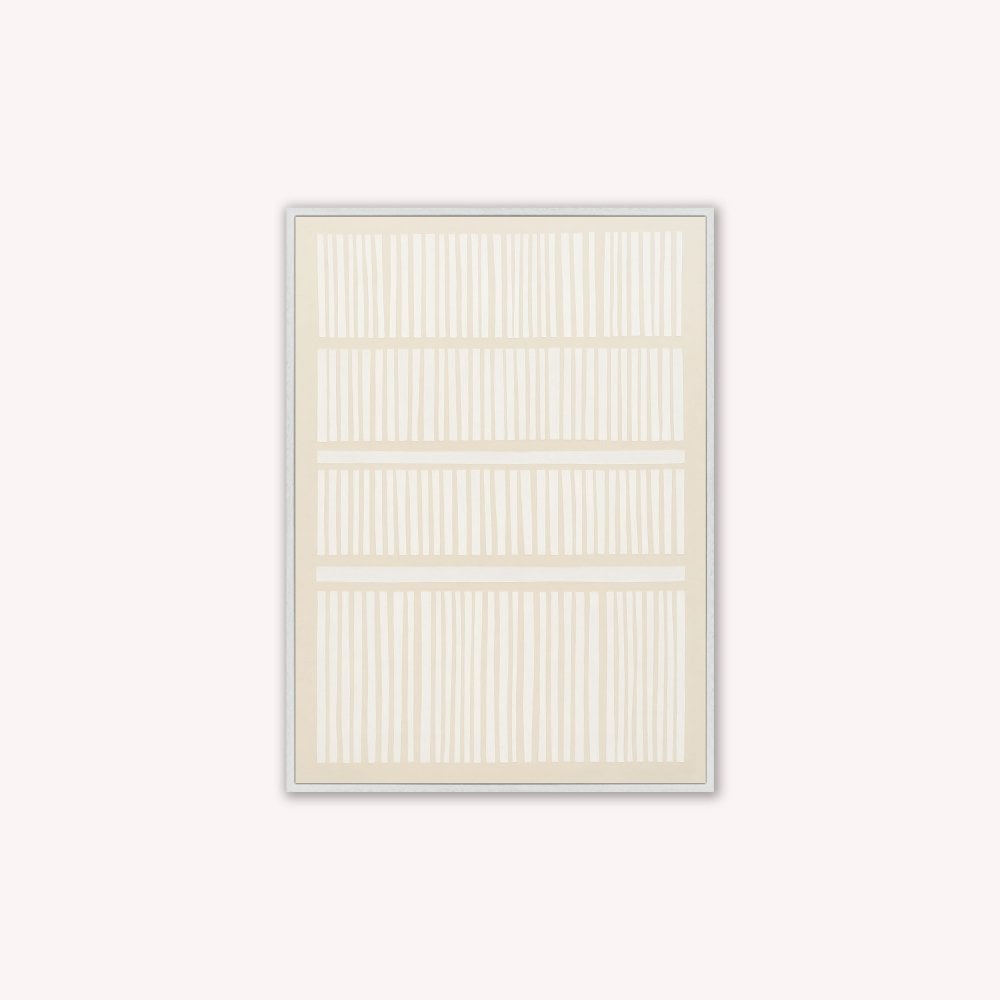 Woven Earth Chai Velvet Canvas Art