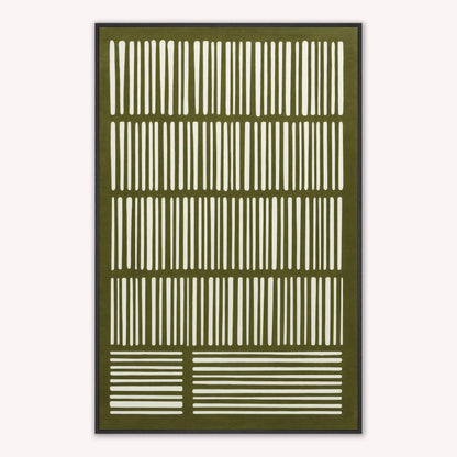 Woven Earth Matcha Velvet Canvas Art