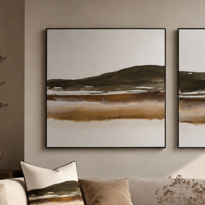 Marsh 1 Square Velvet Canvas