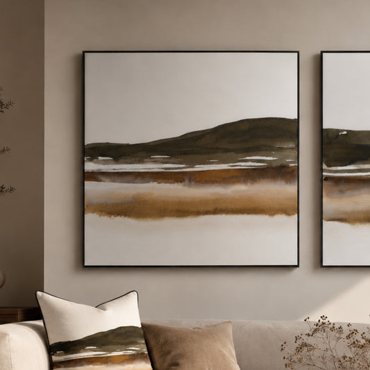 Marsh 1 Square Velvet Canvas