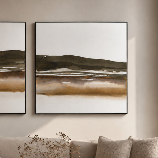 Marsh 2 Square Velvet Canvas