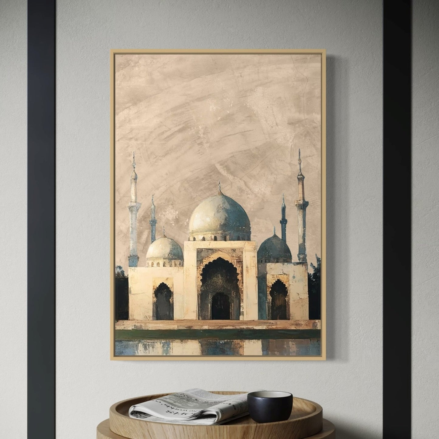 Timeless Mosque Velvet Canvas