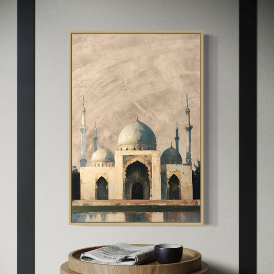 Timeless Mosque Velvet Canvas