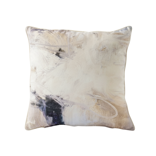 Abstract Submerge Velvet Cushion - 60 x 60