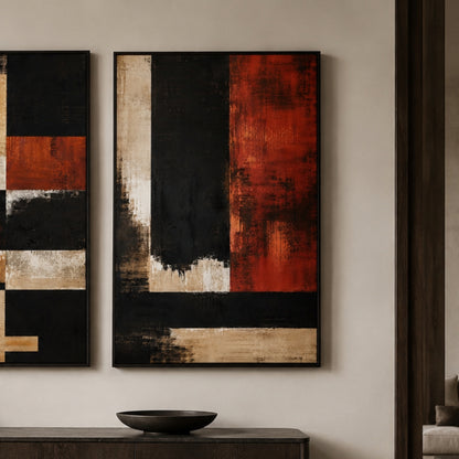 Rust And Stone 2 Velvet Canvas