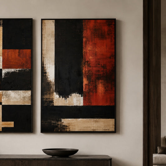 Rust And Stone 2 Velvet Canvas