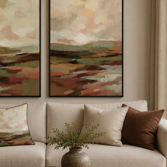 Burgundy Sunrise 2 Velvet Canvas
