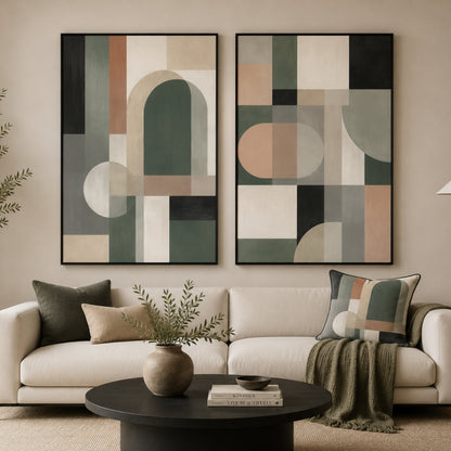 Sage Serenity 2 Velvet Canvas