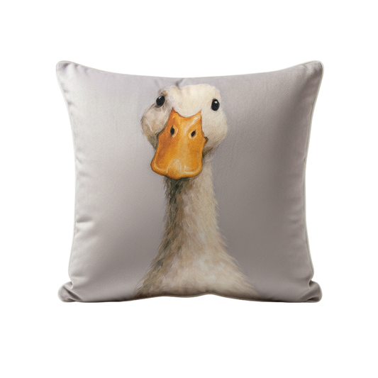 Curious Duck Colour Velvet Cushion - 60 x 60