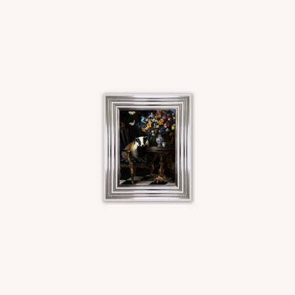 Curiosity Badger at the Stately Home Framed Wall Art