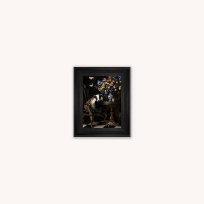 Curiosity Badger at the Stately Home Framed Wall Art