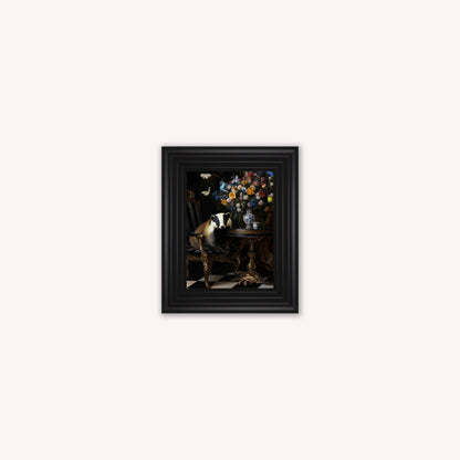 Curiosity Badger at the Stately Home Framed Wall Art