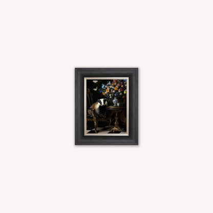 Curiosity Badger at the Stately Home Framed Wall Art