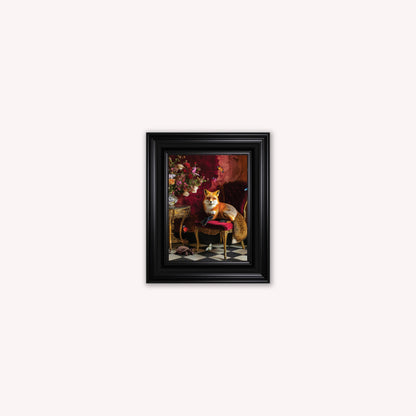Curiosity Fox at the Stately Home Framed Wall Art