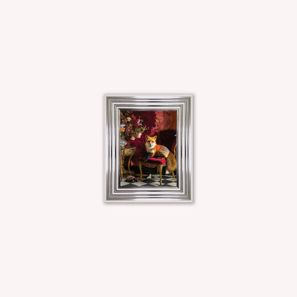 Curiosity Fox at the Stately Home Framed Wall Art