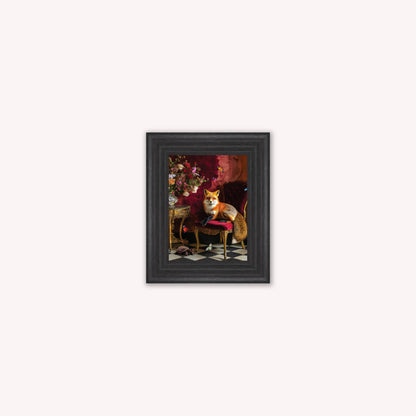Curiosity Fox at the Stately Home Framed Wall Art