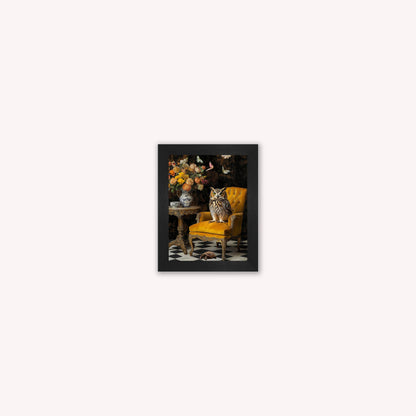 Curiosity Owl at the Stately Home Framed Wall Art