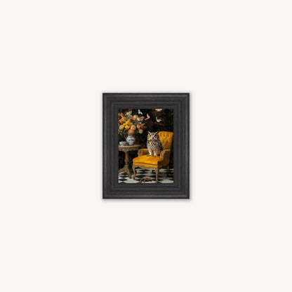 Curiosity Owl at the Stately Home Framed Wall Art