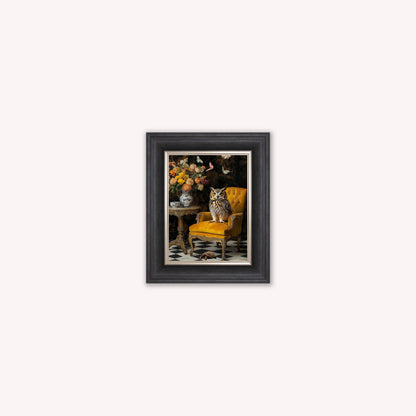 Curiosity Owl at the Stately Home Framed Wall Art