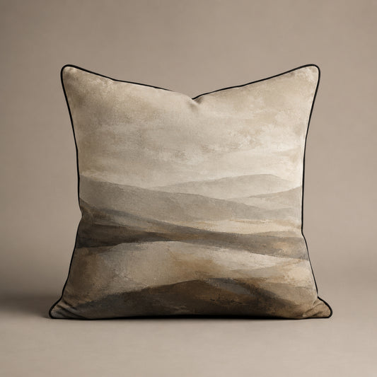 Quiet Terrain Velvet Cushion - 60 x 60