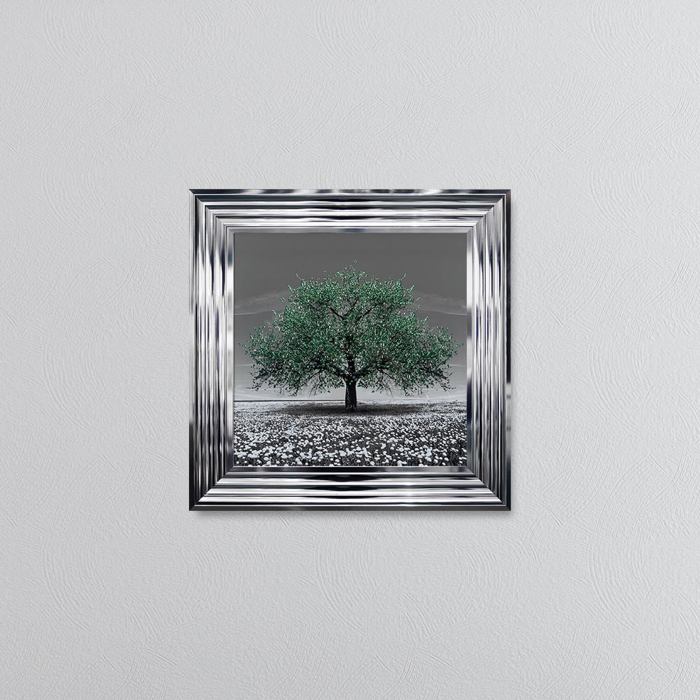 Emerald Cherry Tree Framed Wall Art