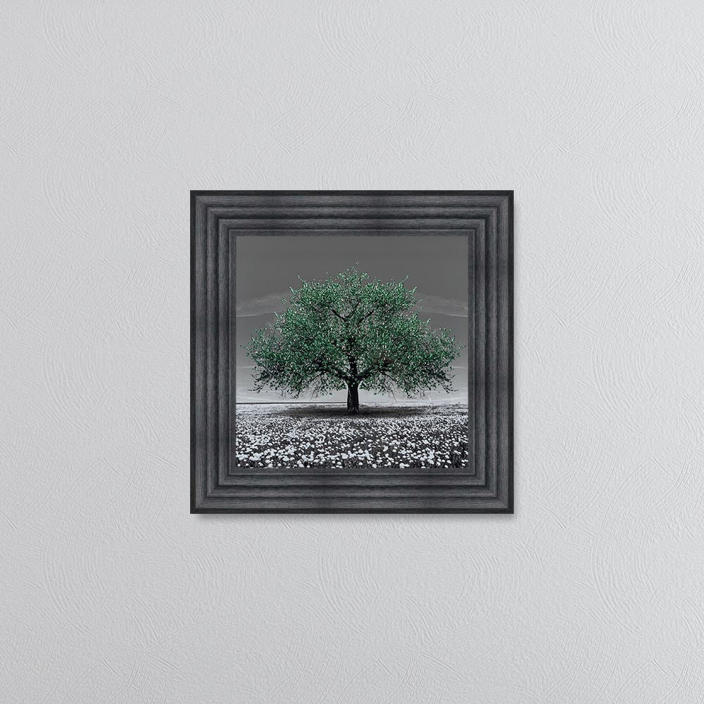 Emerald Cherry Tree Framed Wall Art