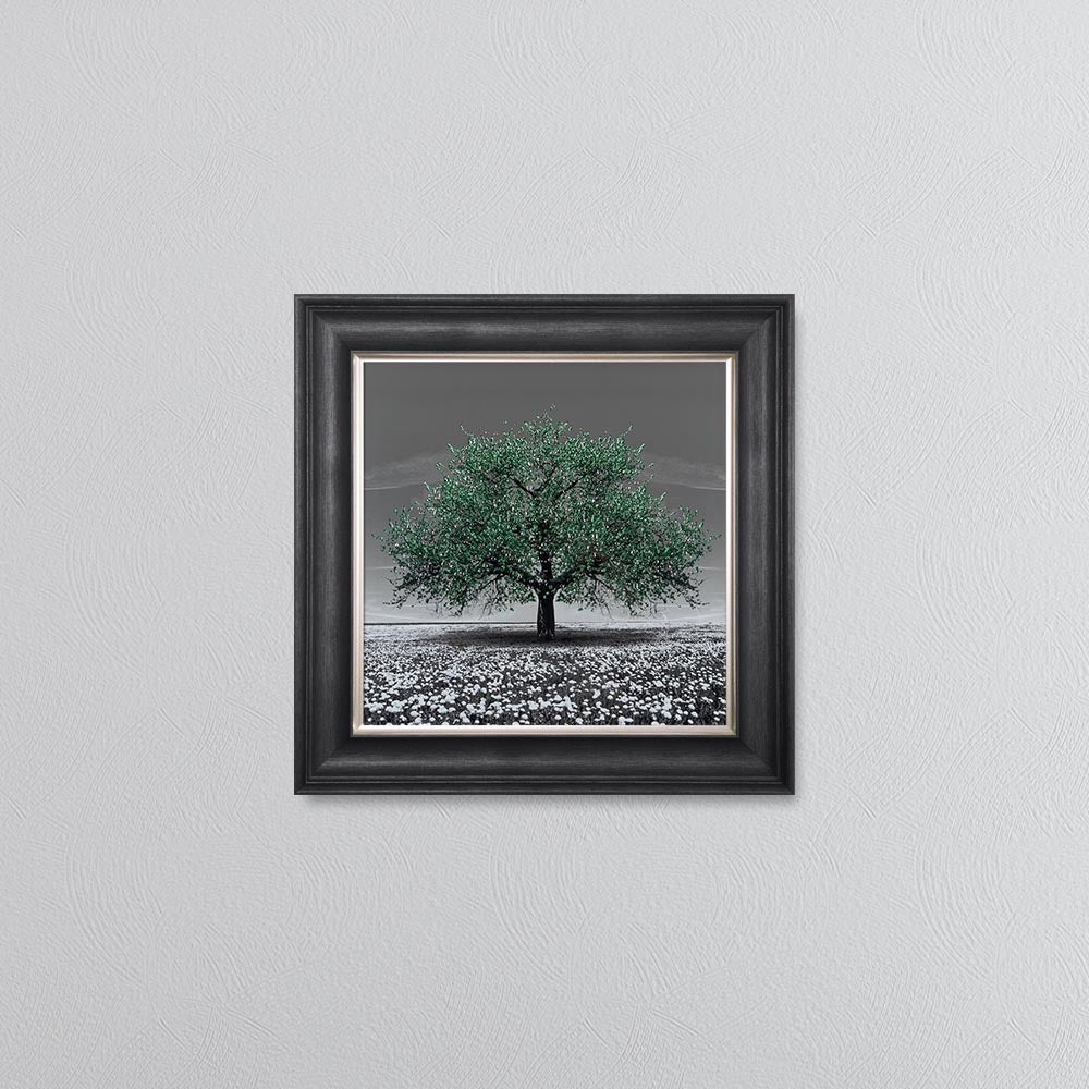Emerald Cherry Tree Framed Wall Art