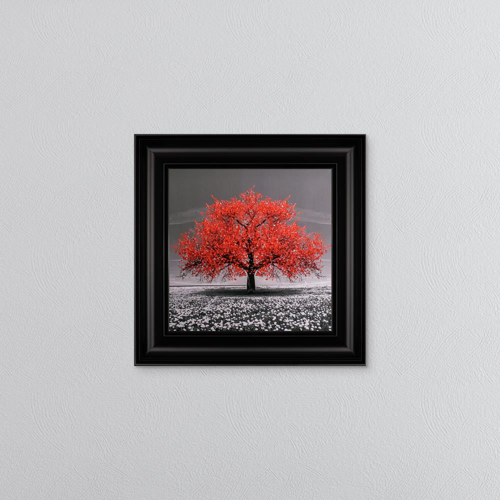 Red Cherry Tree Framed Wall Art