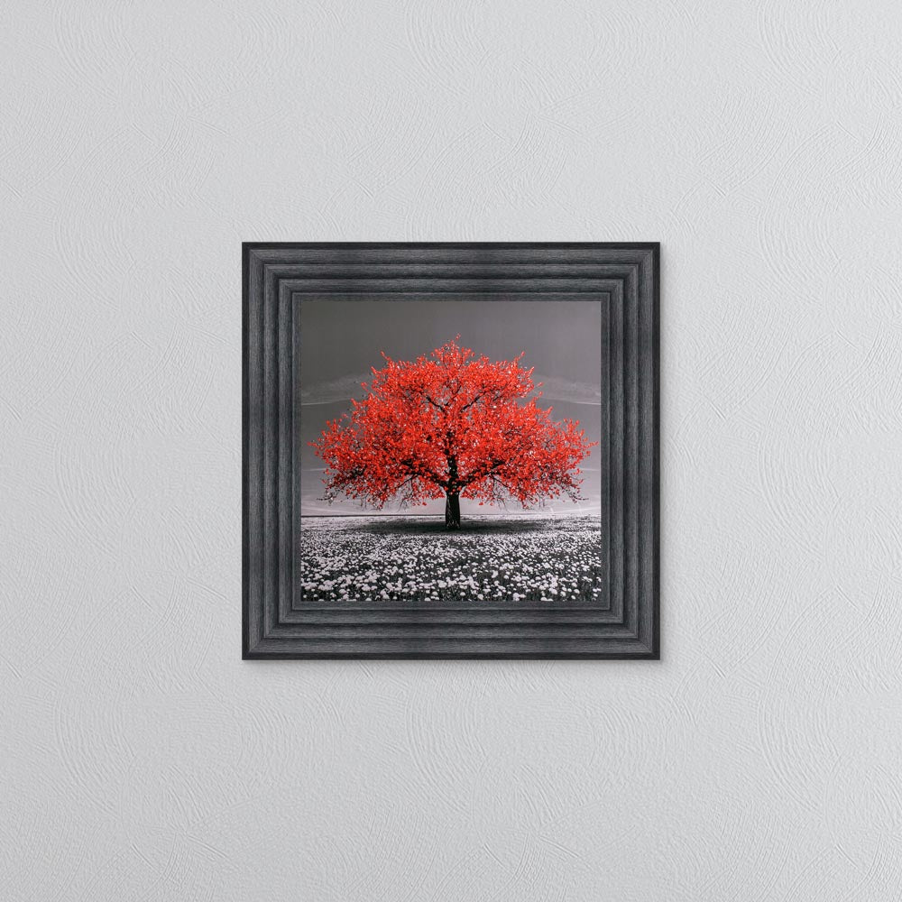Red Cherry Tree Framed Wall Art