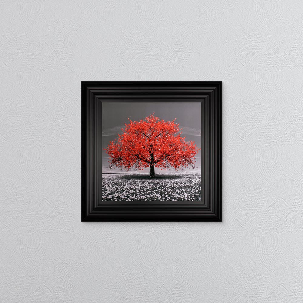 Red Cherry Tree Framed Wall Art